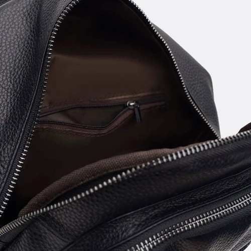 Женский рюкзак Keizer черный (K11080-black): Фактура Зернистая, Матовая