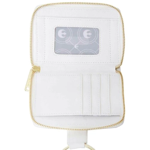 Жіночий гаманець Loungefly LF Star Wars Black Gold Rebel Hardware Zip Around білий (STWA0149): Країна виробник Китай