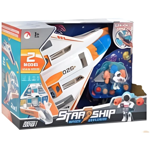 Дитячий ігровий набір HG TOYS Космічний шатл 2 в 1 (GB0035): Виробник HG TOYS