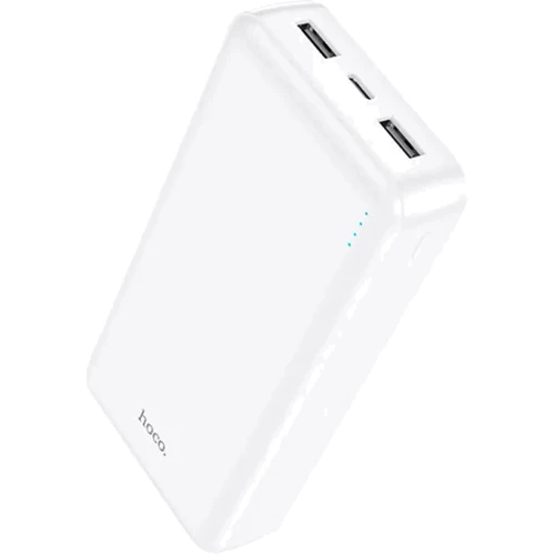 Внешний аккумулятор Hoco Power Bank 20000mAh J100A High-Ranking White: Встроенный кабель нет