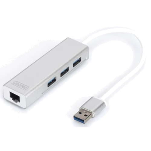 Адаптер Digitus Adapter USB 3.0 to 3xUSB 3.0+Ethernet HUB (DA-70250-1)