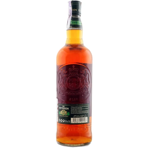 Виски Sir Pitterson Premium Blended Scotch Whisky 40% 1 л (FSH_3107872005397): Объем, л 0.75