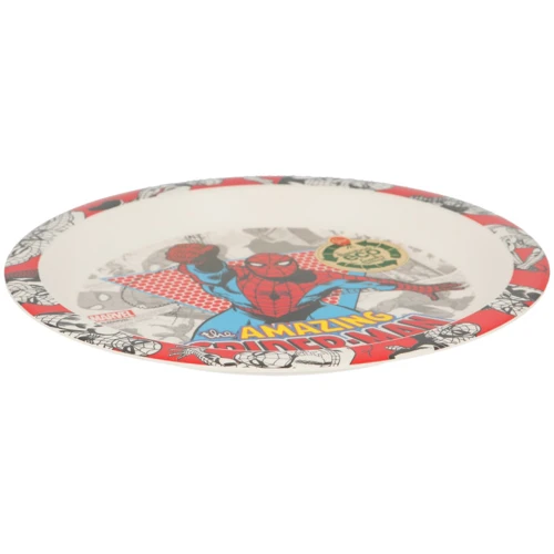Набор посуды Stor Bamboo Set with Rim Spiderman Comic 3 пр.: Материал бамбук