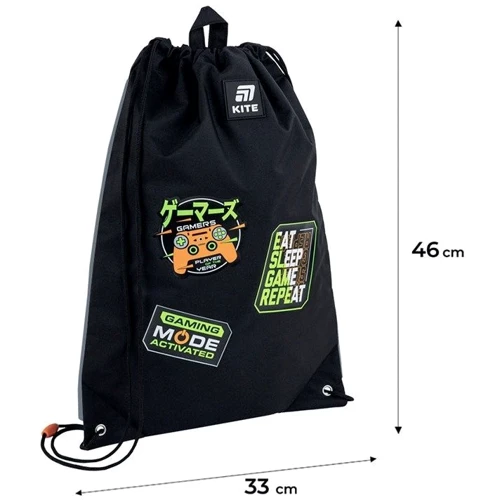 Набор Kite рюкзак + пенал + сумка для обуви 700 Gaming Mode (SET_K25-700M-5) фото 11
