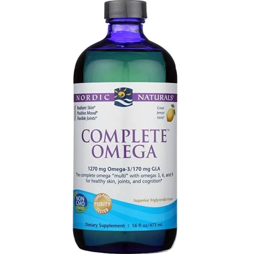 Nordic Naturals Complete Omega Lemon 1270 mg Омега 3-6-9 со вкусом лимона 473 мл