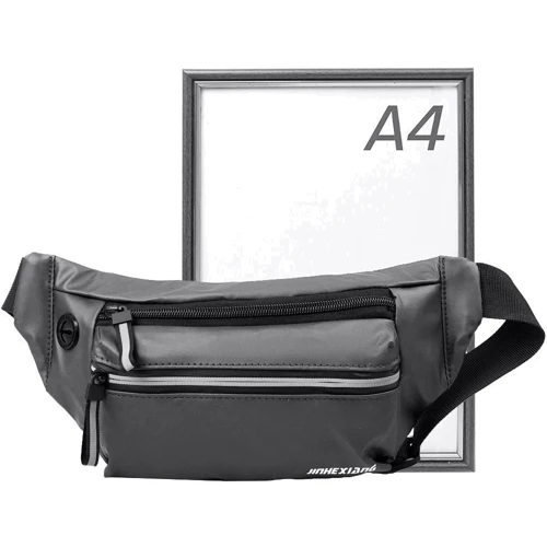 Мужская поясная сумка Valiria Fashion серая (4DETBP3252-9): Пол Мужской