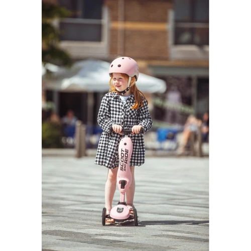 Самокат Scoot&Ride серии Highwaykick-1 пастельно-розовый, до 3 лет/20кг фото 9