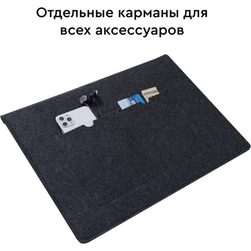 AirOn Premium Cover Envelope Black (4822356710623) for MacBook Pro 15/Pro 16: Совместимость MacBook Pro 15/Pro 16