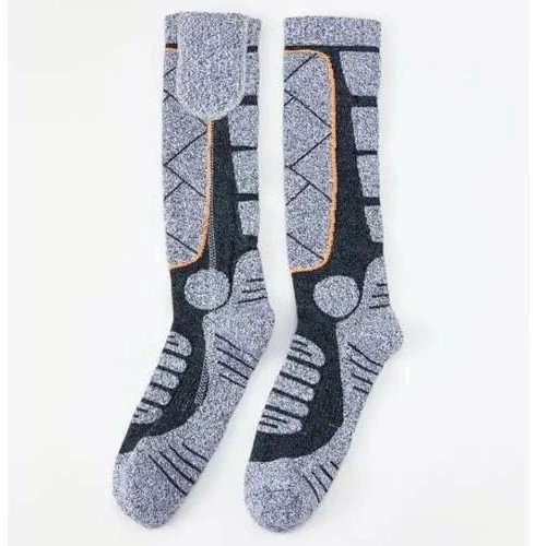 Термоноски HEATSOCKS с аккумуляторным подогревом 39-46 серые фото 3