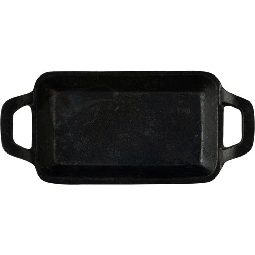 Чавунна мініформа з дошкою для сервіровки MasterPro Cook & share 17х10 см прямокутна (BGMP-3807-4): Кришка Нет