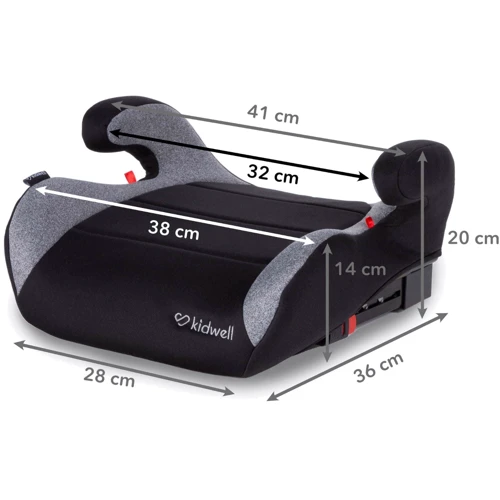 Бустер Kidwell BAXTER Isofix 15-36 кг Black фото 6