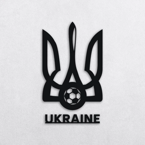 Настенный декор Деревянное панно Wortex Woods Ukraine Football 55x34 (WALL51022-55x34)