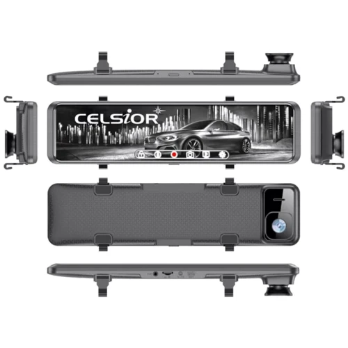 Дзеркало заднього виду із вбудованим Full HD відеореєстратором Celsior DVR M6: Активація запису По датчику удара / торможения / ускорения