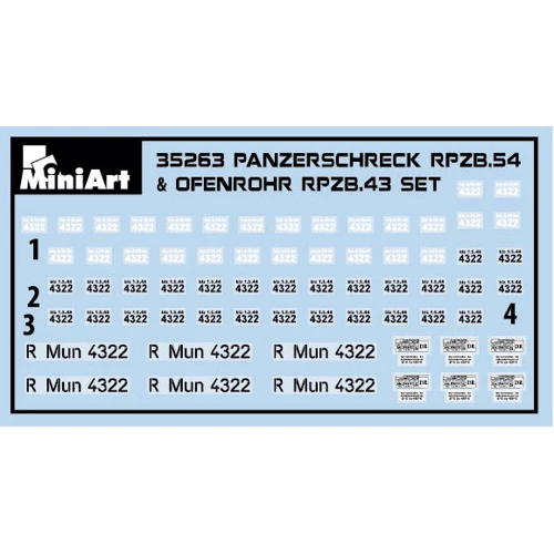 Сборная модель MiniArt Немецкие ручные противотанковые гранатометы (MA35263) фото 6
