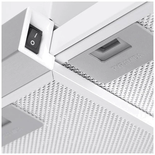 Витяжка Pyramida TL full glass 60 INOX WHITE: Матеріал корпусу нержавіюча сталь, скло