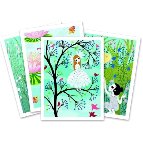 Художній комплект Djeco малювання кистями Німфея (DJ08644)