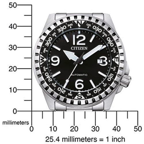 Наручний годинник Citizen Automatic NJ2190-85E: Тип циферблата Аналоговый (стрелочный)