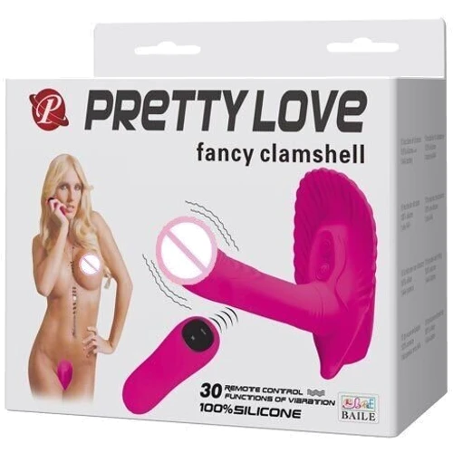 Стимулятор клитора Pretty Love FANCY CLAMSHELL, BI-014368W