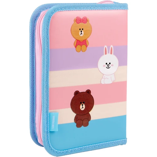 Пенал жесткий YES одинарный без клапана HP-04 Line Friends (533585): Год выпуска коллекции 2024