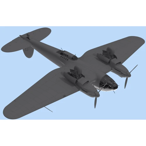 Німецький бомбардувальник He 111H-3, WWII German bomber (ICM48261) фото 4