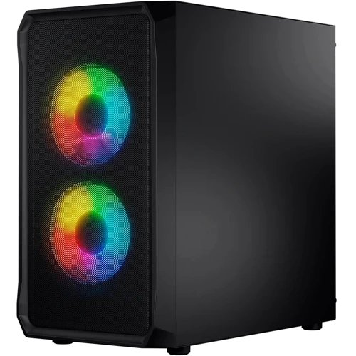 Корпус Logic concept PORTOS MESH+GLASS ARGB fans 3x120mm BLACK (AM-PORTOS-10-0000000-0002): Форм-фактор материнской платы MicroATX/Mini-ITX