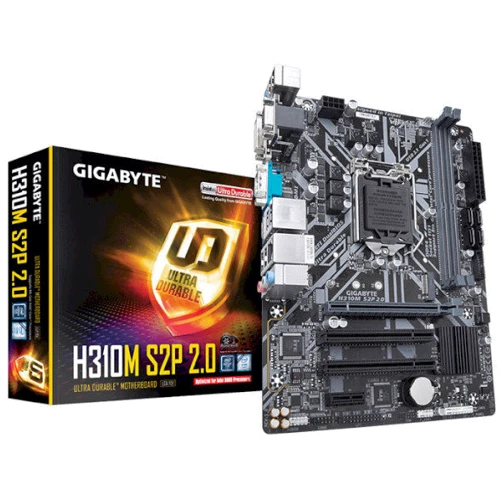 GIGABYTE H310M S2P 2.0: Оперативна пам'ять 2xDDR4 2666, до 32 ГБ