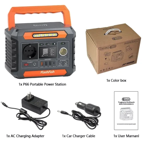 Зарядна станція FlashFish P66 288Wh 260W: Кількість USB 4