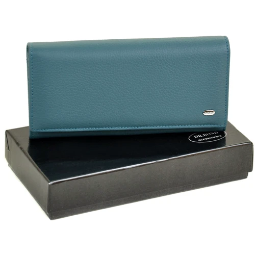 Женский кошелек Dr. Bond голубой (29965 light-blue)
