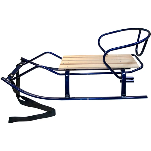 Санки зимние Спорт Ф1, 96x46x19 см синие: Производитель Time Eco