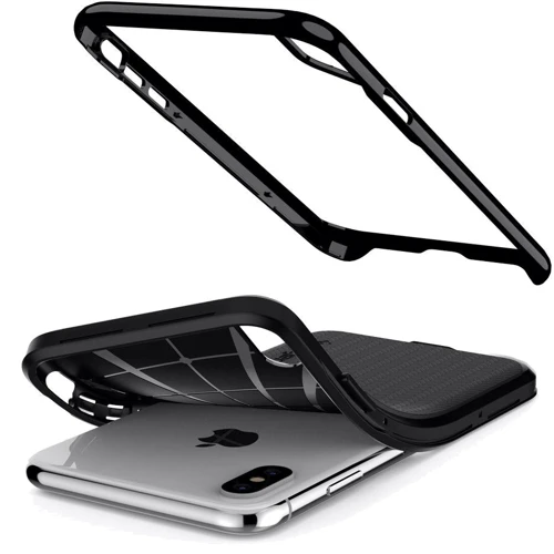 Чехол для iPhone Spigen Neo Hybrid Jet Black (065CS24839) for iPhone Xs Max: Тип чехла накладка на заднюю часть