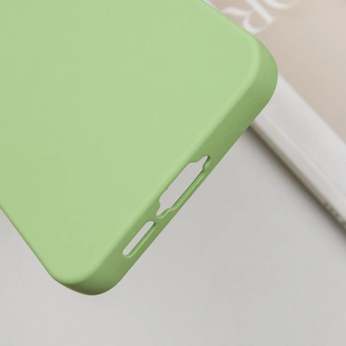 Чехол для телефонов TPU Case Getman Liquid Silk Full Camera Pistachio for Samsung S721 Galaxy S24 FE: Пленка в комплекте нет