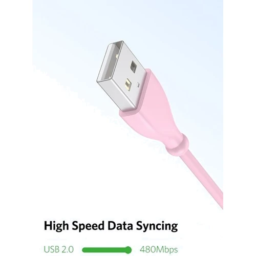 Кабель T-PHOX USB Cable to microUSB Kitty 1m Pink (T-M817 Pink) фото 6