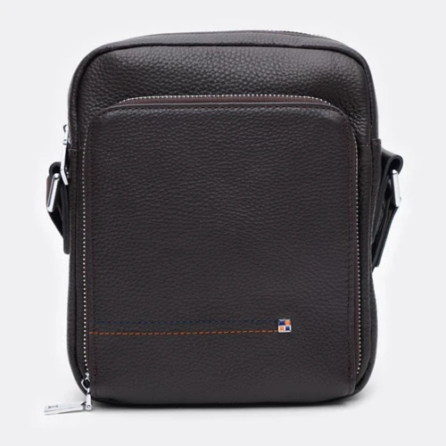 Мужская сумка через плечо Ricco Grande коричневая (K16207br-brown): Пол Мужской