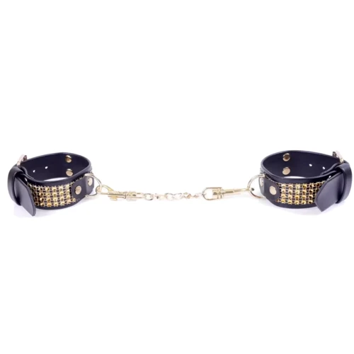 Наручники із кристалами Fetish Boss Series - Handcuffs with cristals Gold (BS3300095)