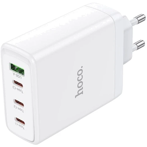 Зарядний пристрій Hoco Wall Charger 3xUSB-C+USB N31 White: Тип сетевое