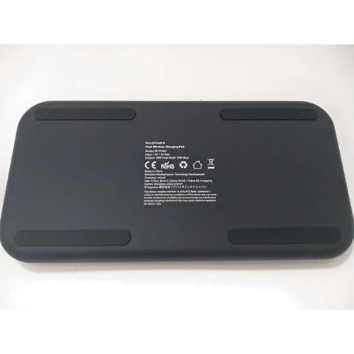 Зарядний пристрій RavPower Wireless Fast Dual Qi Charging Pad 36W Black (RP-PC065)