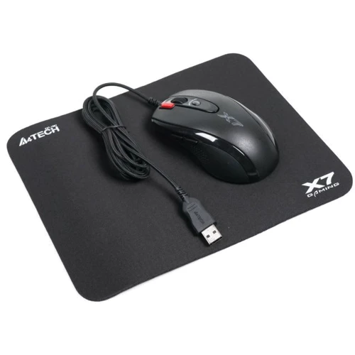 Мишка A4Tech X-710BK + коврик X7-200MP (Bundle)