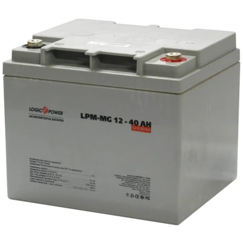 LogicPower LPM MG 12В 40Ач (3874): Технология GEL