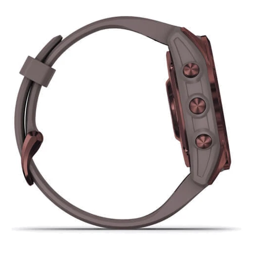 Смарт-часы Garmin Fenix 7S Sapphire Solar Dark Bronze Titanium with Shale Grey Band (010-02539-29): Интерфейсы подключения Bluetooth , Wi-Fi , ANT +