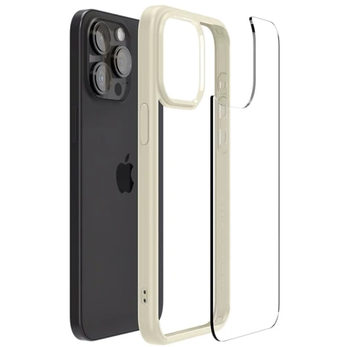 Чехол для iPhone Spigen Crystal Hybrid Sand Beige (ACS06448) for iPhone 15 Pro Max фото 7
