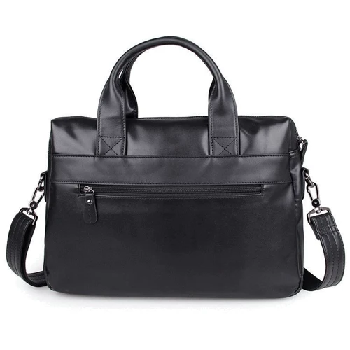 Мужская сумка мессенджер Buffalo Bags черная (SHIM7122A-black): Тип ручки Со съемным ремнем, С двумя ручками, Плечевой ремень, Короткая ручка