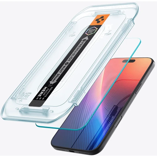 Захисне скло для iPhone Spigen Tempered Glass EZ FIT Glas.tR SLIM 2 Pack (AGL07907) для iPhone 17 Pro Max