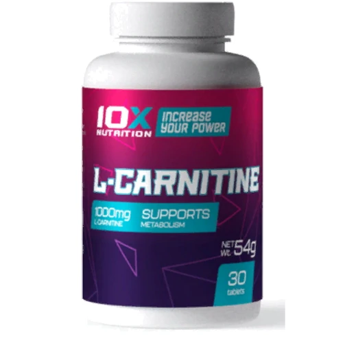 Жиросжигатель 10XNutrition L-Carnitine 30 tablets