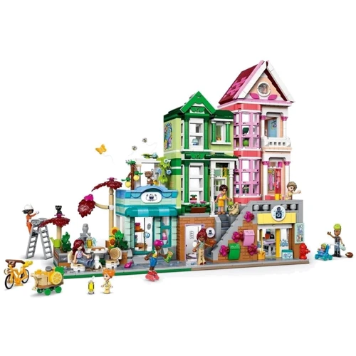 Конструктор LEGO Friends Хартлейк-Сіті Квартири та магазини 2040 деталей (42670): Кількість деталей, шт. 2040