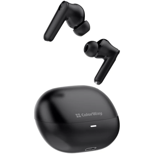 Навушники ColorWay Slim TWS-1 Earbuds Long Life Black (CW-TWS1BK1): Тип кріплення без креплений