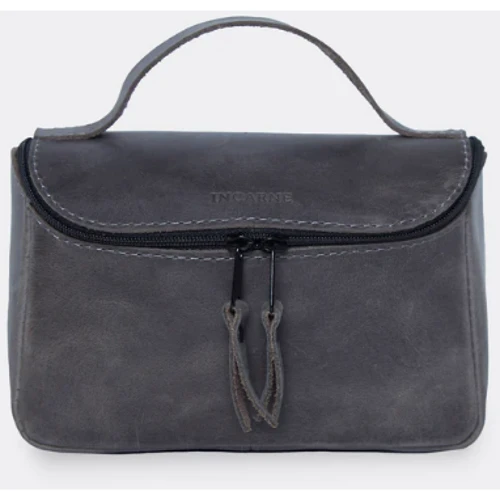 Косметичка INCARNE Timeless Серый M 22x13.5x10 см