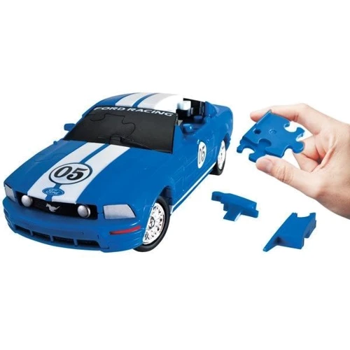 Головоломка Eureka 3D Puzzle 3D пазл машина Ford Mustang синяя 1:32 (473417)