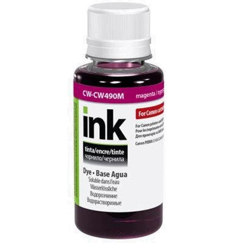Чорнило ColorWay Canon GI-490 100мл Magenta (CW-CW490M01): Колір Magenta