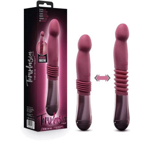 Пульсатор Temptasia by Blush - Trixie Thrusting Dildo - Wine Red