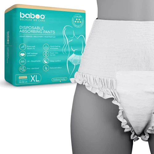 Стерильні трусики-підгузки Baboo розмір XL, 5 шт (2-114)